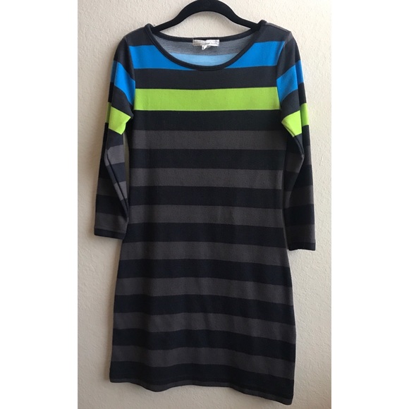 Derek Heart plush 3/4 sleeve dress. - Picture 1 of 3
